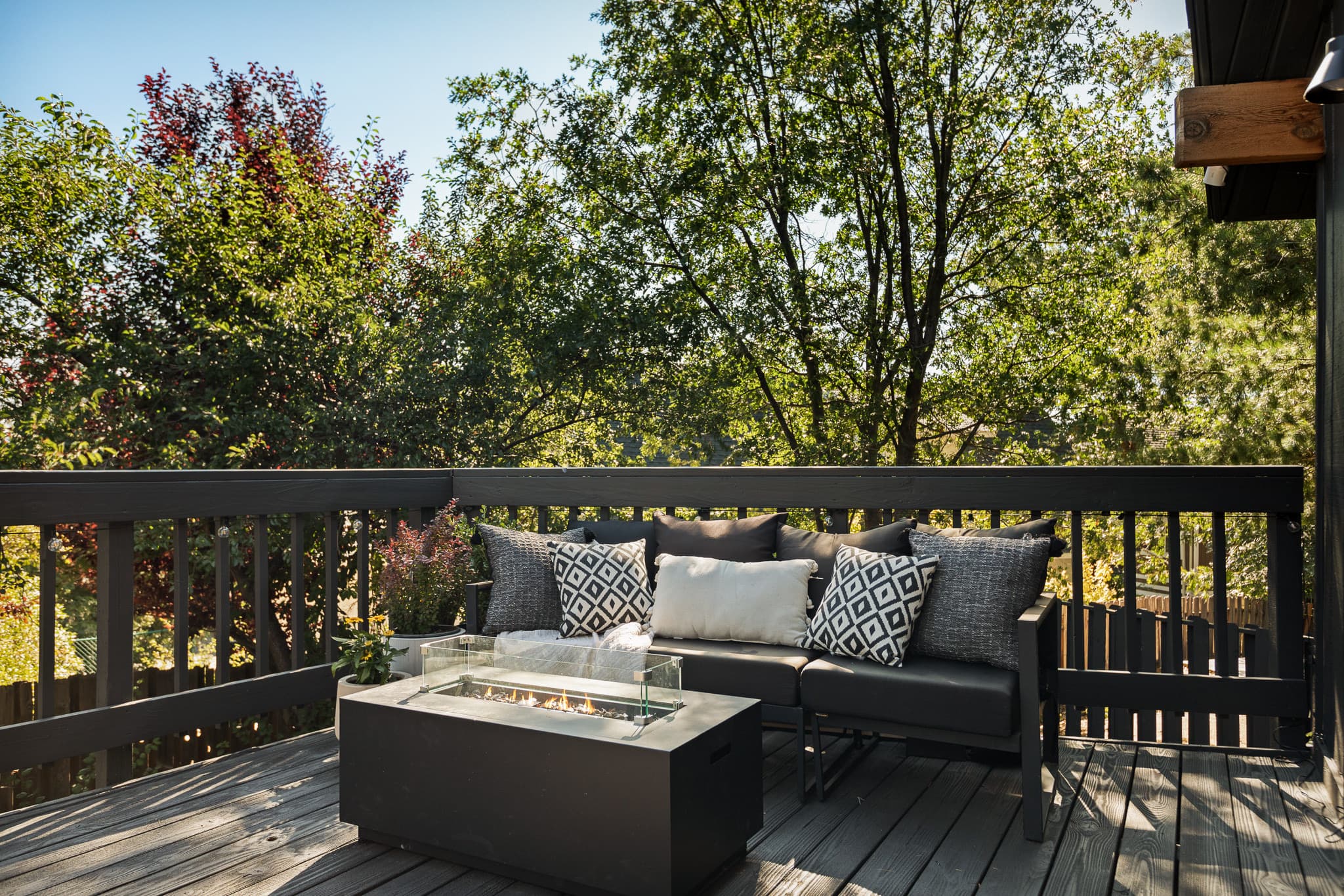 Cozy bedroom with premium linens