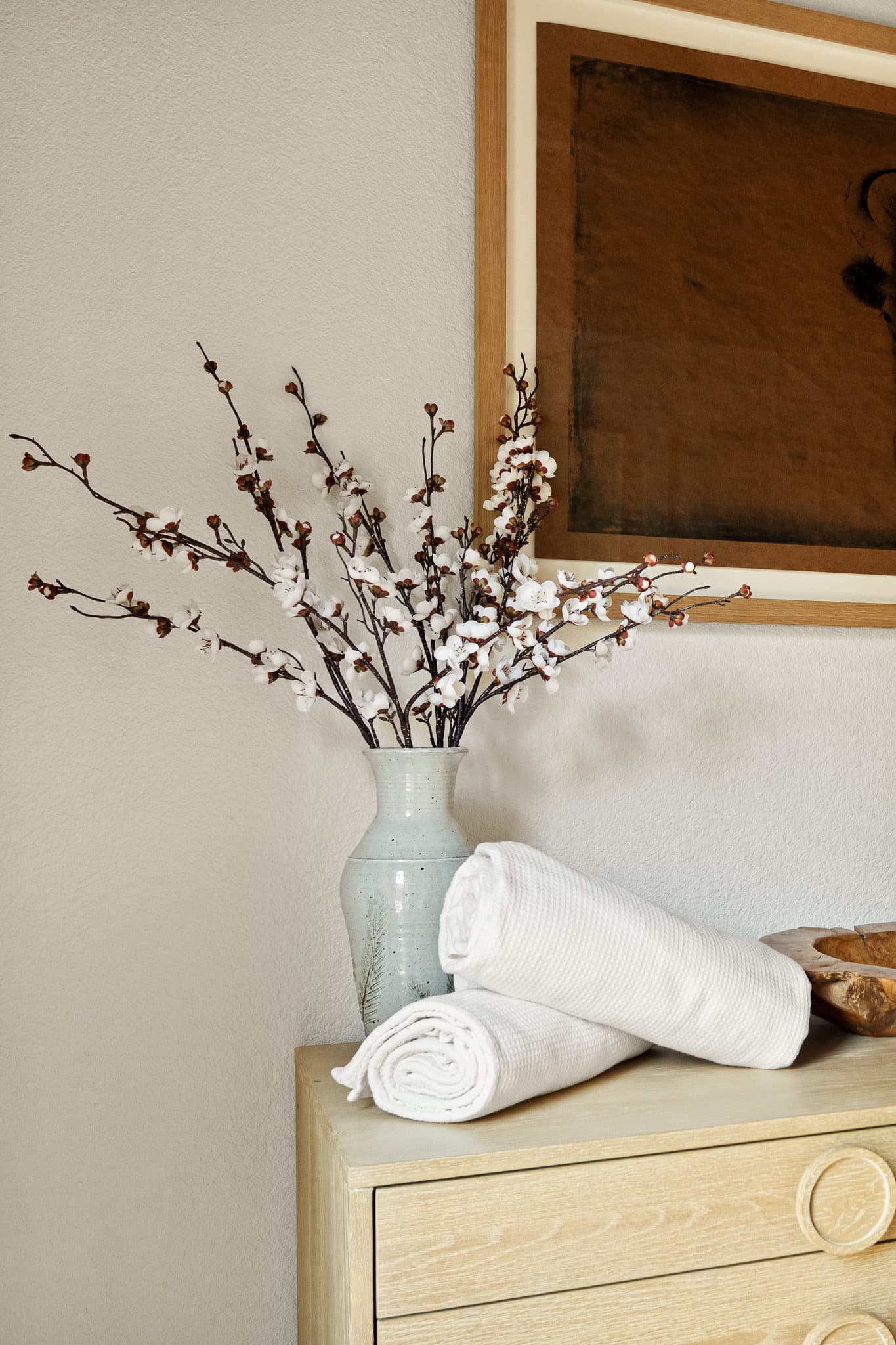 Deck with forest views